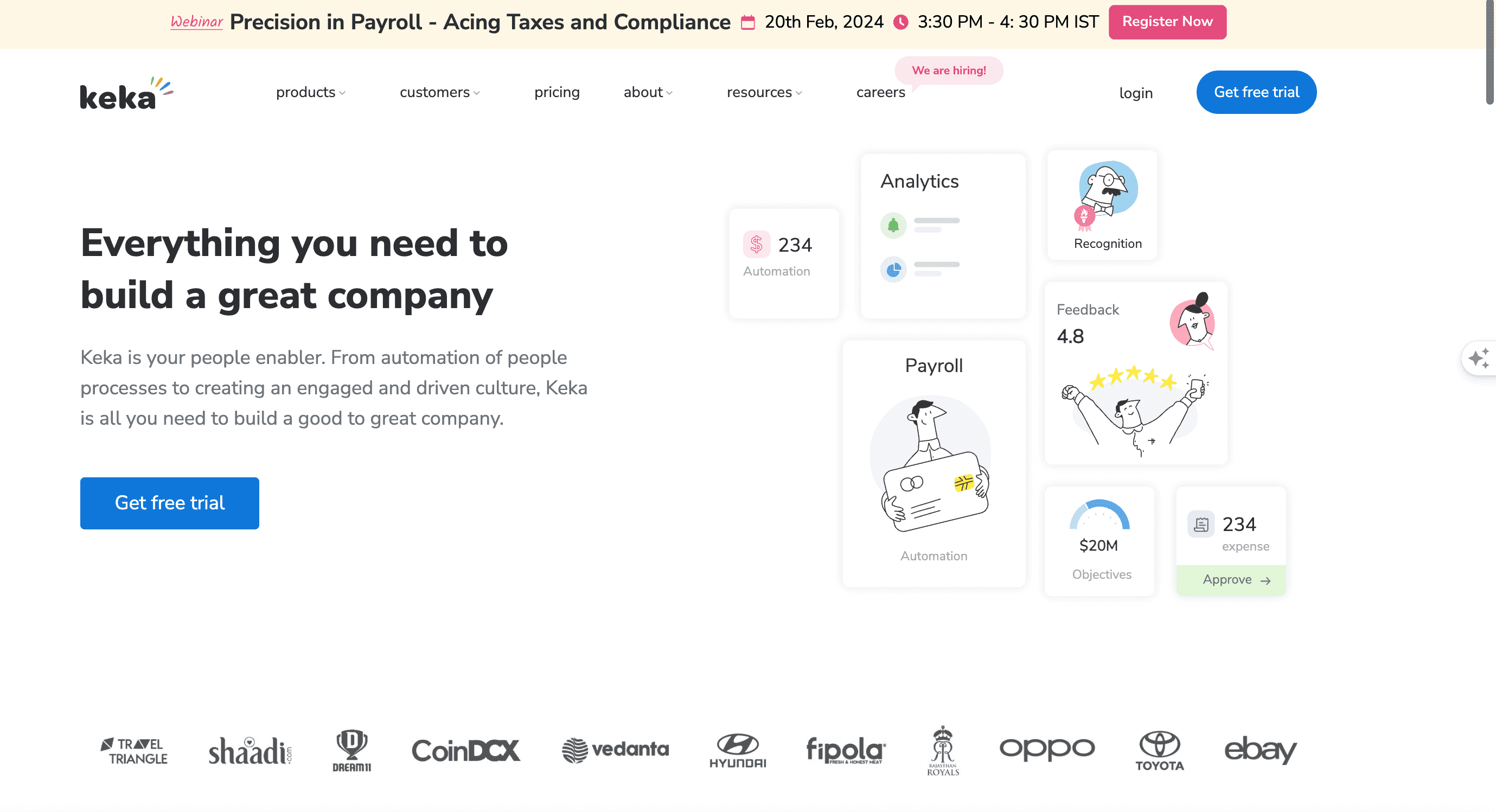 Keka HR Screenshot