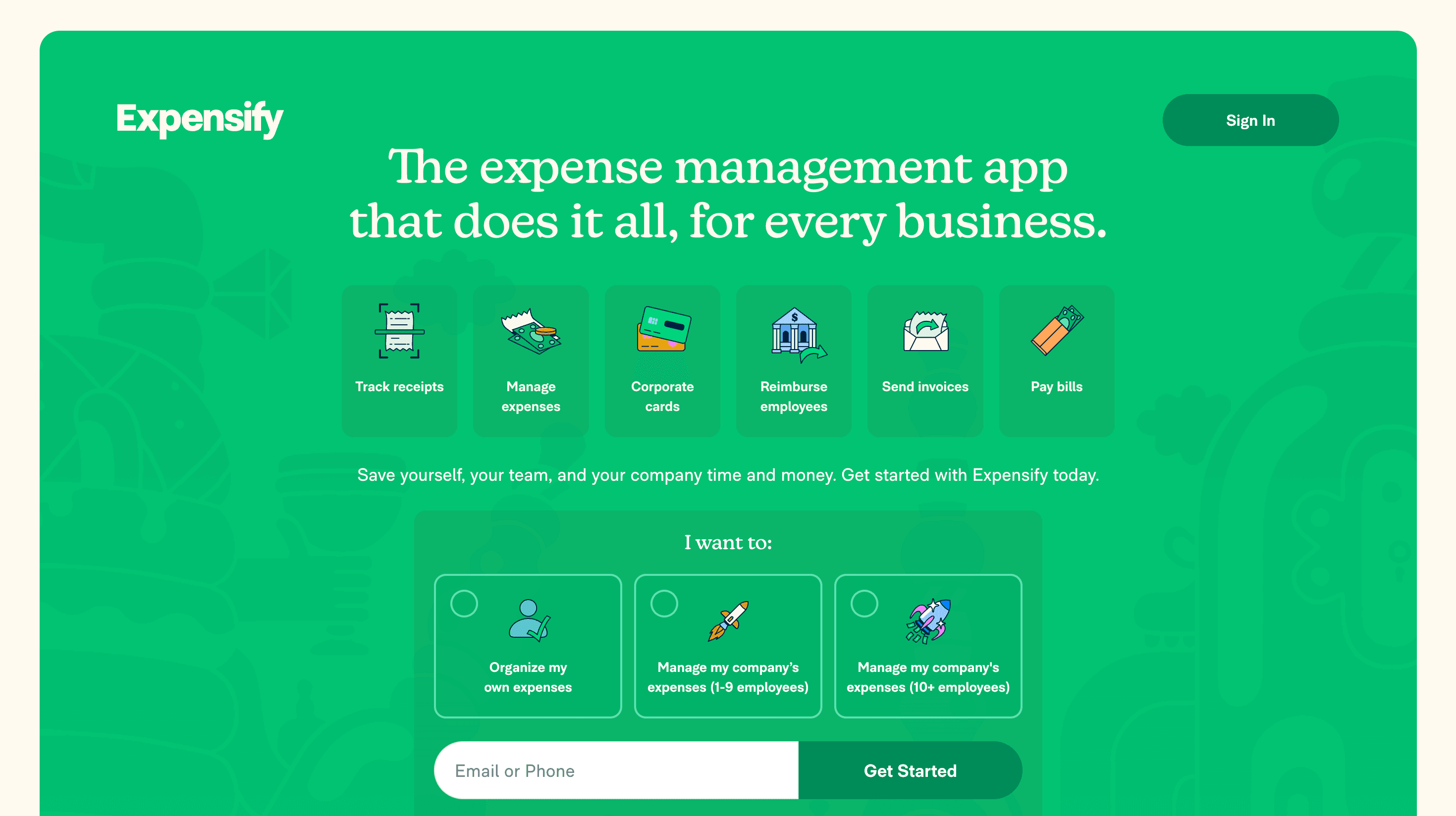 Expensify Screenshot