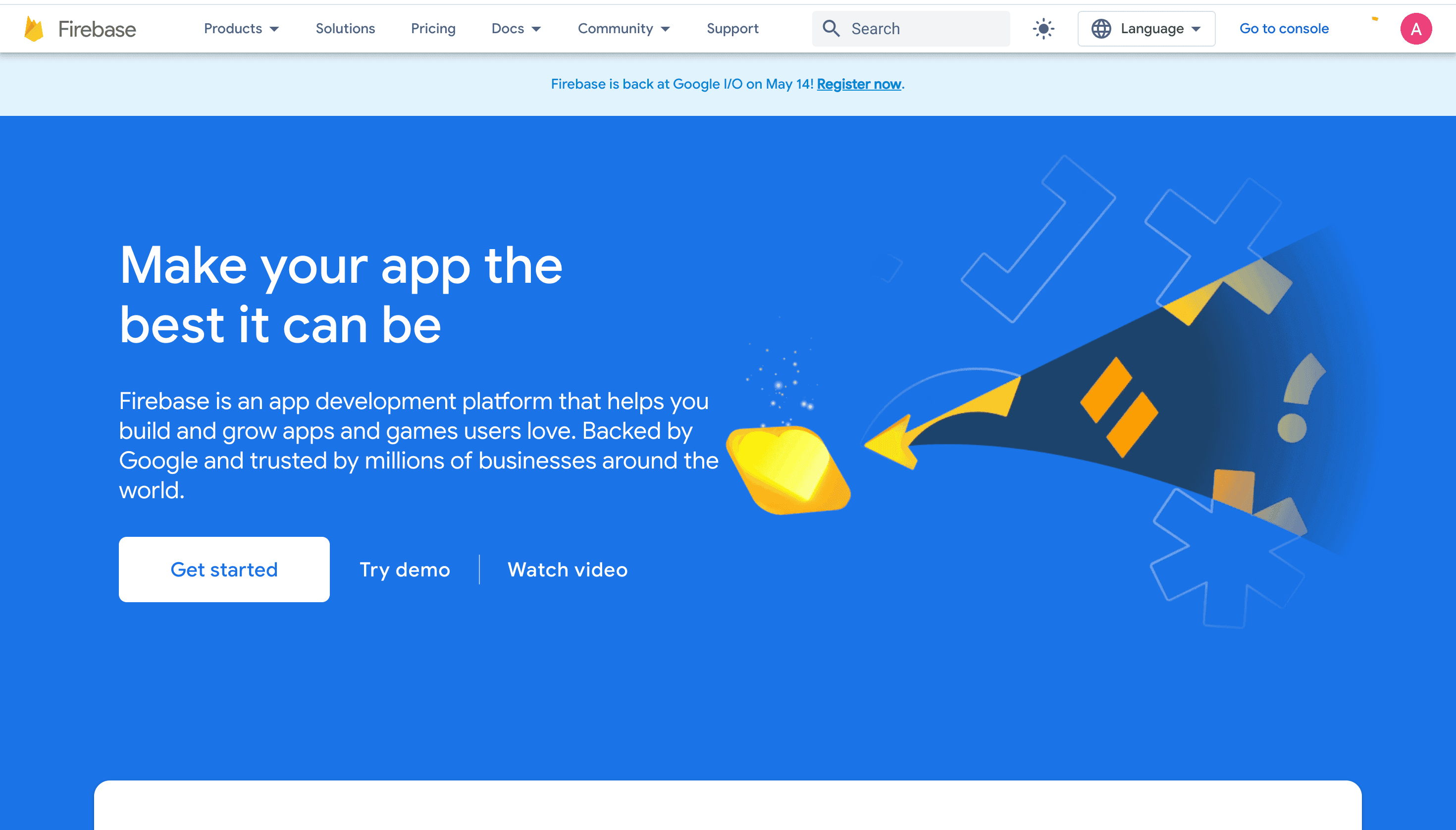 Firebase Screenshot