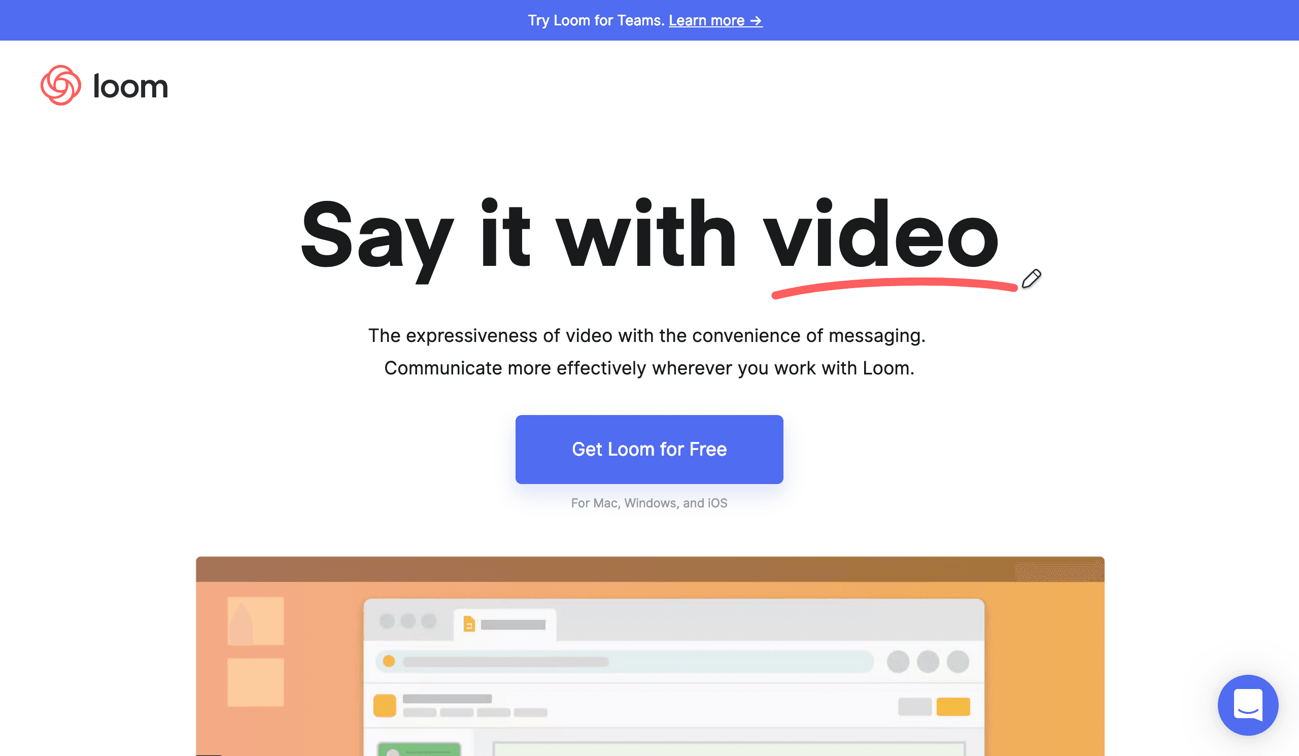 Loom Screenshot