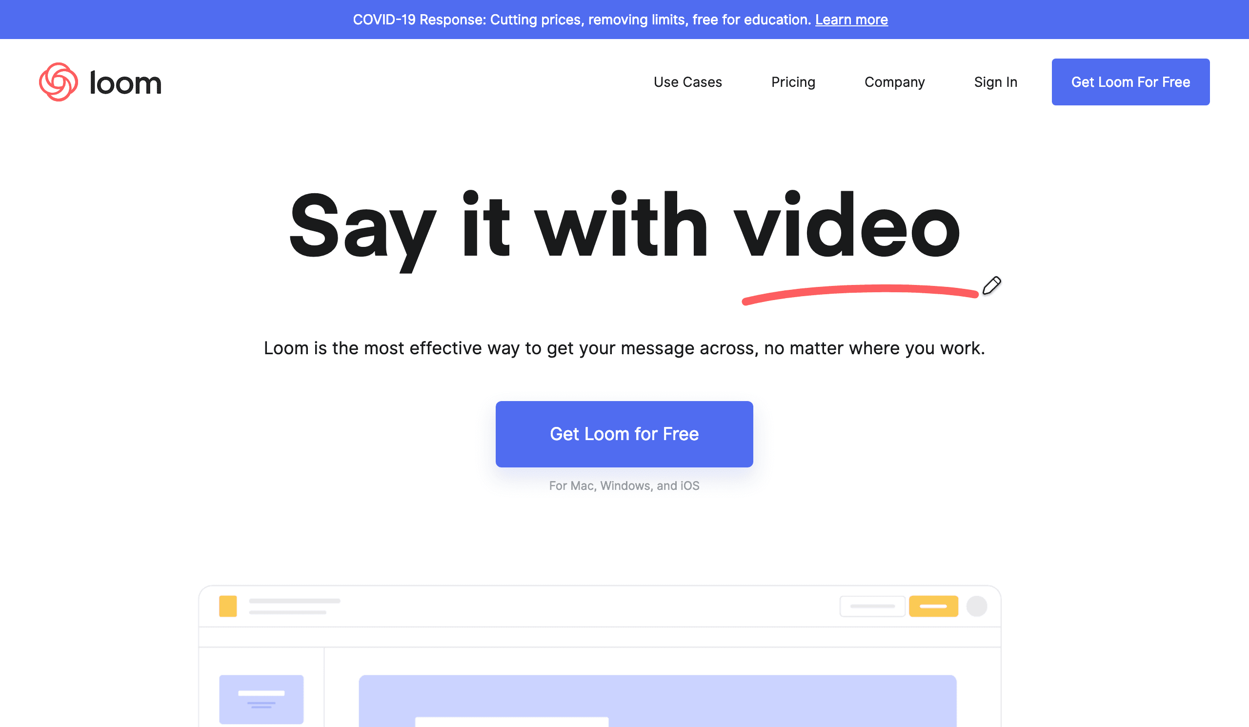 Loom Screenshot