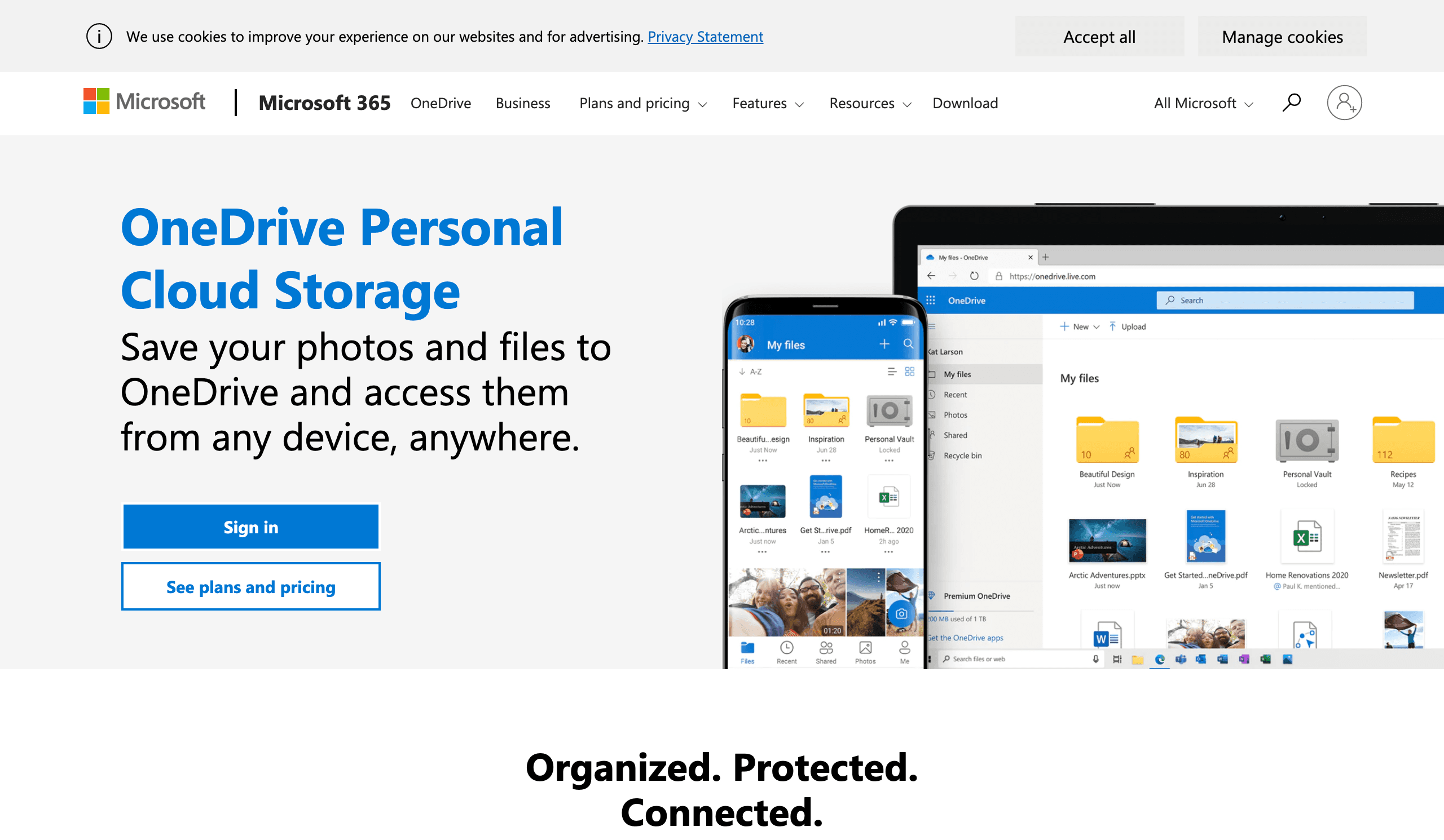 OneDrive Screenshot