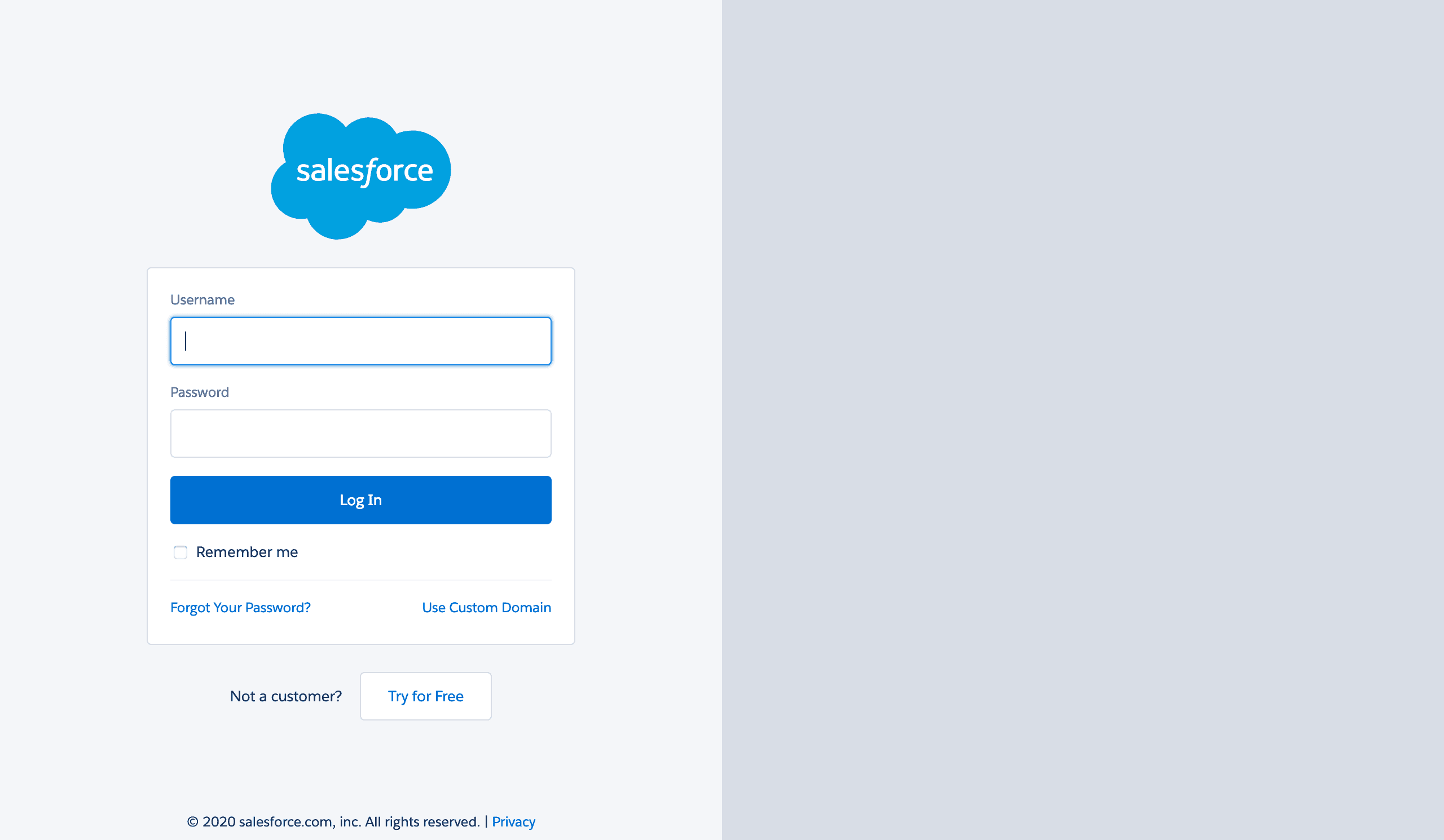 Salesforce Screenshot